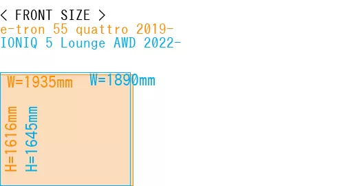 #e-tron 55 quattro 2019- + IONIQ 5 Lounge AWD 2022-